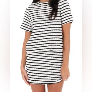 Two piece striped set